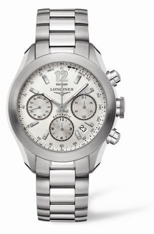 Longines GrandeVitesse Chronograph Silver Bracelet