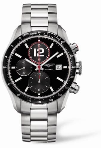 Longines GrandeVitesse Tachymeter Black Bracelet