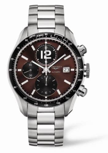 Longines GrandeVitesse Tachymeter Brown Bracelet