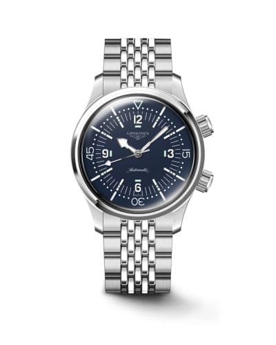 Longines Heritage Legend Diver 39 Stainless Steel / Blue / Bracelet