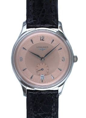Longines Heritage Prestige Stainless Steel / Pink