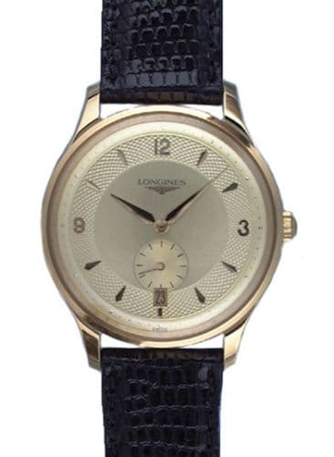 Longines Heritage Prestige Yellow Gold / Champagne