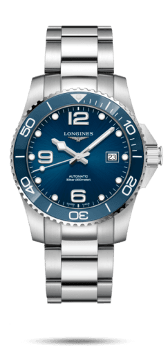 Longines HydroConquest 41 Automatic Stainless Steel / Ceramic / Blue / Bracelet
