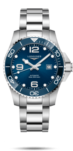 Longines HydroConquest 43 Automatic Stainless Steel / Ceramic / Blue / Bracelet