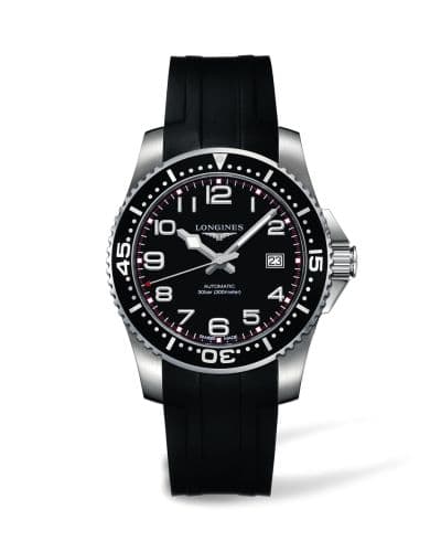 Longines Hydroconquest Automatic 41 Black Rubber