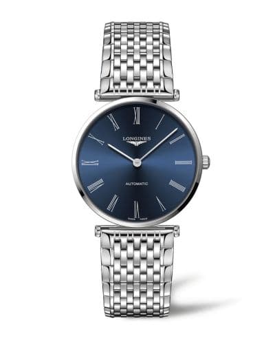 Longines La Grande Classique Automatic 38 Stainless Steel / Blue - Roman / Bracelet