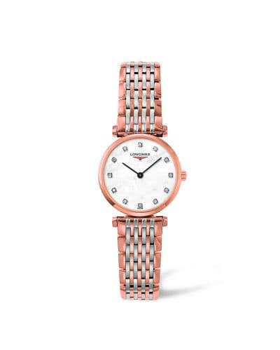 Longines La Grande Classique Quartz 24 Two Tone Rose / MOP