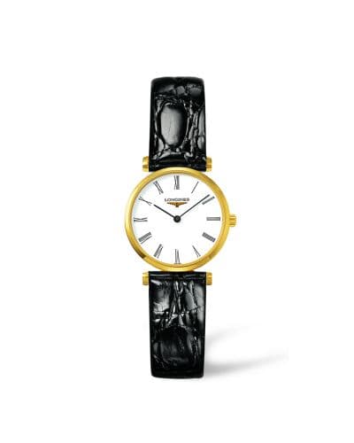 Longines La Grande Classique Quartz 24 Yellow Leather Roman