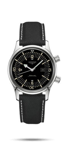 Longines Legend Diver 36 Stainless Steel / Black / Strap