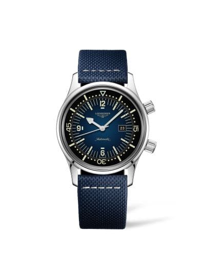 Longines Legend Diver 36 Stainless Steel / Blue / Strap