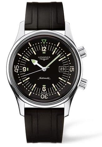 Longines Legend Diver Date / Rubber