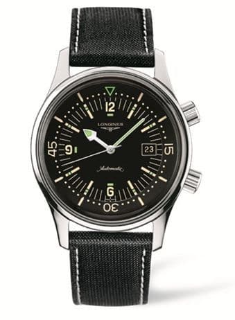 Longines Legend Diver Date Stainless Steel / Black / Strap