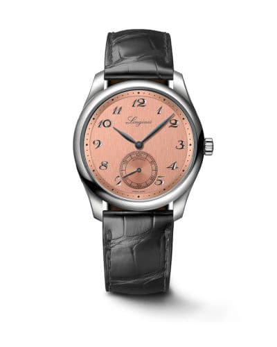 Longines Master Collection 38.5 Small Seconds Steel / Salmon
