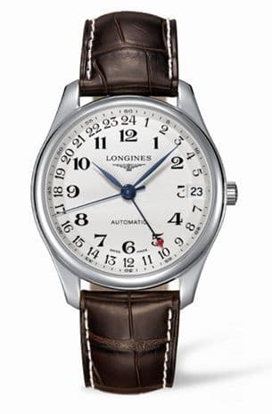 Longines Master Collection 42 24h Stainless Steel / Silver-Arabic / Alligator