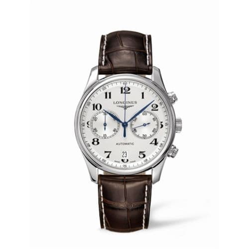 Longines Master Collection Chronograph 40 Stainless Steel / Silver / Strap