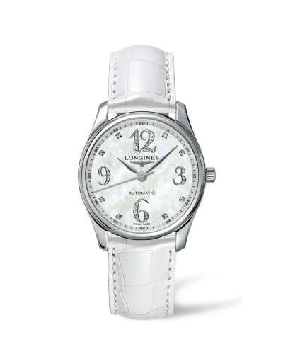 Longines Master Collection Date 36 Stainless Steel MOP