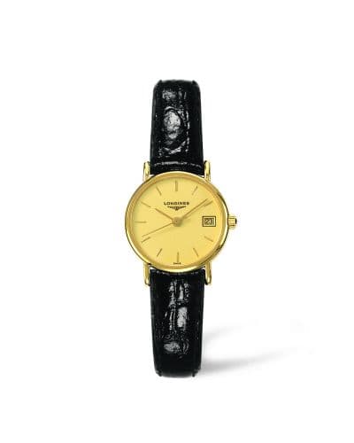 Longines Presence 23.5 Quartz Gold Yellow Stick