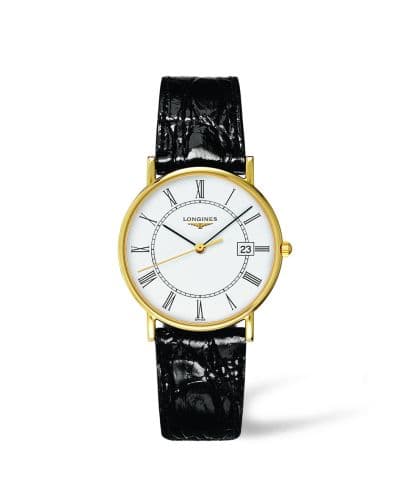 Longines Presence 33.5 Quartz Yellow Gold / White - Roman