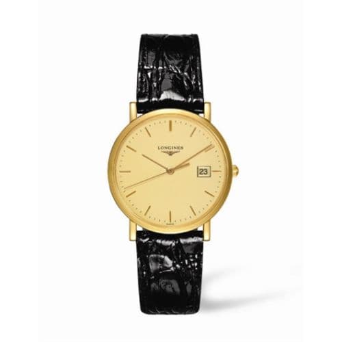 Longines Presence 34 Quartz Gold