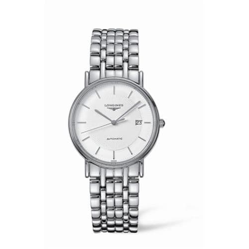 Longines Presence 34.5 Automatic Stainless Steel Stick Bracelet