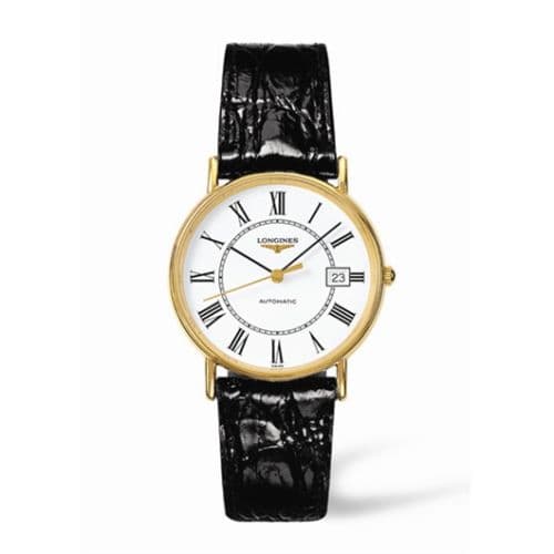 Longines Presence 34.5 Automatic Yellow Roman