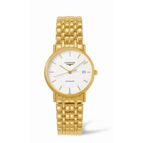 Longines Presence 34.5 Automatic Yellow Stick Bracelet
