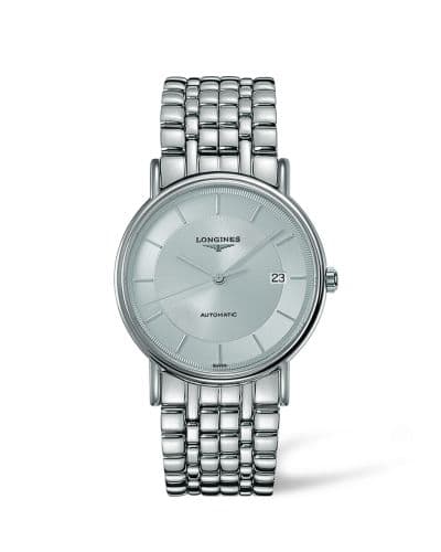 Longines Presence 38.5 Automatic Stainless Steel / Silver / Bracelet