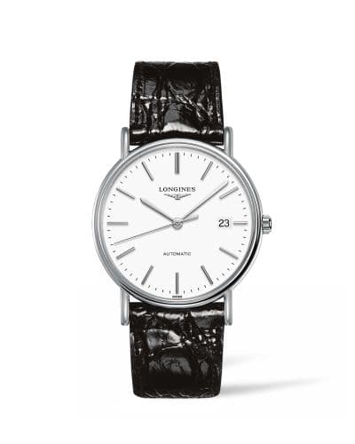 Longines Presence 38.5 Automatic Stainless Steel / White / Strap