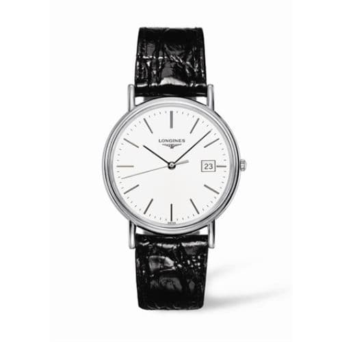 Longines Presence 38.5 Quartz Stainless Steel / White