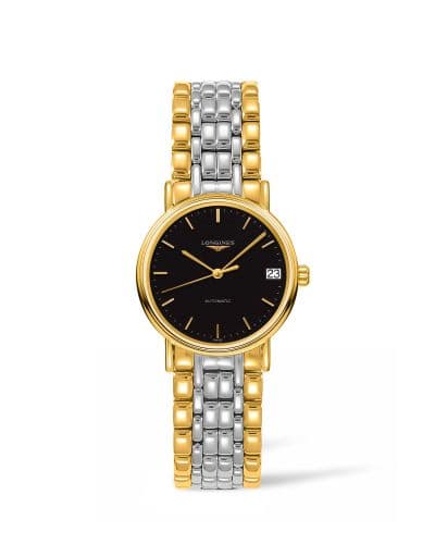 Longines Presence Automatic 30 PVD Gold / Black / Bracelet