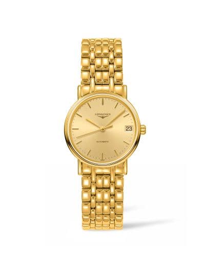 Longines Presence Automatic 30 PVD Gold / Champagne / Bracelet