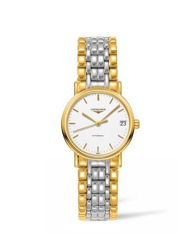 Longines Presence Automatic 30 PVD Gold / White / Bracelet