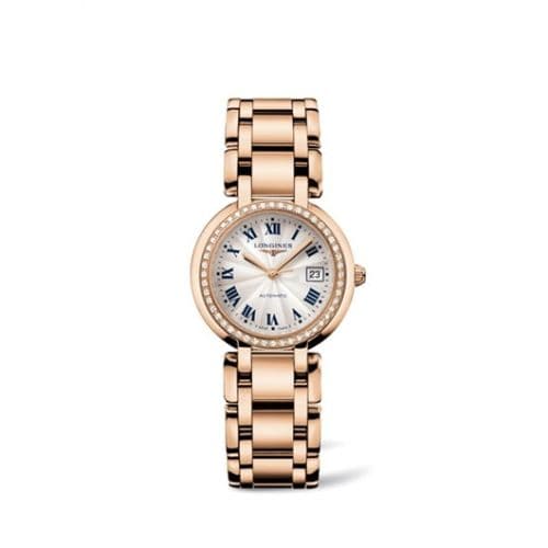 Longines PrimaLuna Automatic 30 Pink Gold Diamond