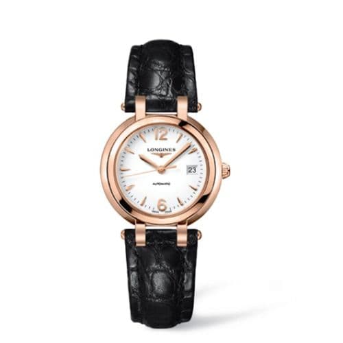 Longines PrimaLuna Automatic 30 Pink Gold Leather Arabic