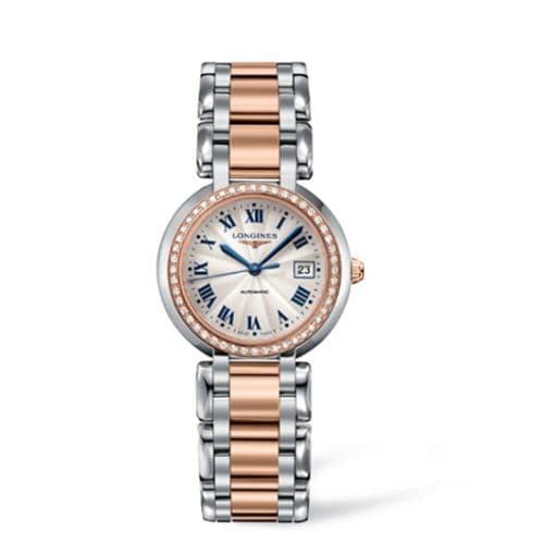 Longines PrimaLuna Automatic 30 Two Tone Pink Diamond