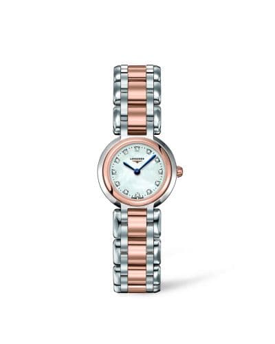 Longines PrimaLuna Quartz 23 Two Tone Pink MOP