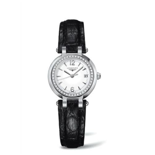 Longines PrimaLuna Quartz 26.5 Stainless Steel / Diamond / White