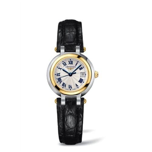 Longines PrimaLuna Quartz 26.5 Stainless Steel / Yellow Gold / Silver - Roman