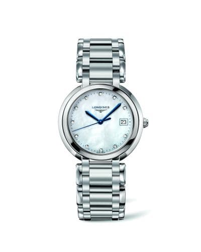 Longines PrimaLuna Quartz 34 Stainless Steel / MOP / Bracelet