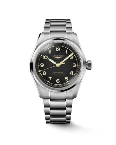 Longines Spirit Automatic 39 Stainless Steel / Black / Bracelet