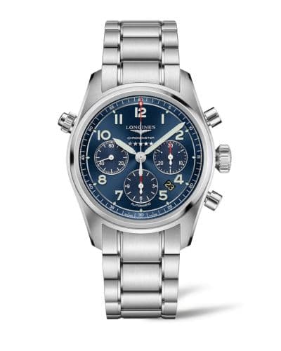 Longines Spirit Chronograph 42 Blue / Bracelet