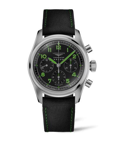Longines Spirit Chronograph 42 Pioneer Edition Titanium / Black