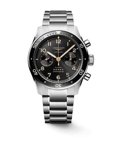 Longines Spirit Flyback 42 Stainless Steel / Black / Bracelet