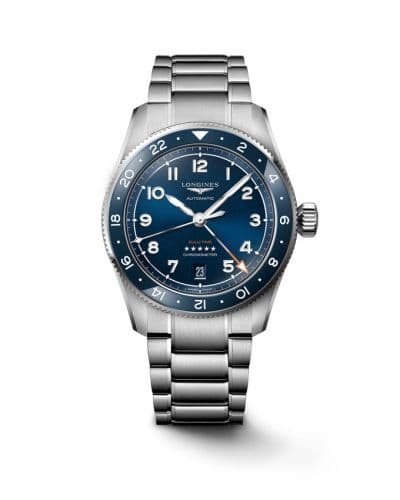 Longines Spirit Zulu Time 39 Stainless Steel / Blue / Bracelet
