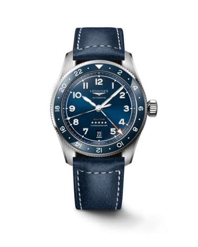 Longines Spirit Zulu Time 39 Stainless Steel / Blue / Strap