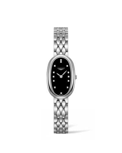 Longines Symphonette M Black / Bracelet