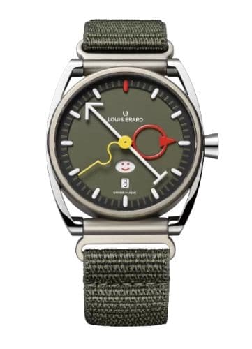 Louis Erard Excellence La Semaine Louis Erard x Alain Silberstein III Titanium / Khaki
