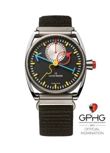 Louis Erard Excellence Le Chrono Monopoussoir Louis Erard x Alain Silberstein Titanium / Black