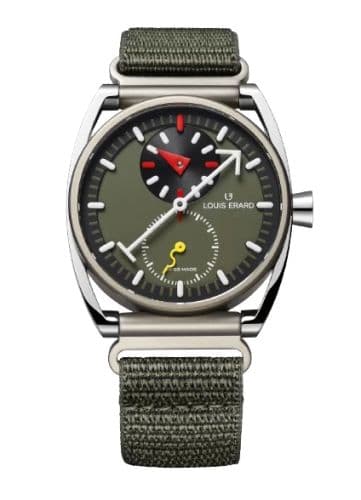 Louis Erard Excellence Le Régulateur Louis Erard x Alain Silberstein III Titanium / Khaki