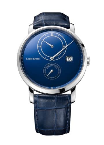 Louis Erard Excellence Le Régulateur Louis Erard x Eric Giroud Stainless Steel / Blue